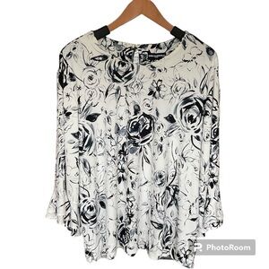 KARL LAGERFELD PARIS WOMENS BLOUSE SIZE 2X